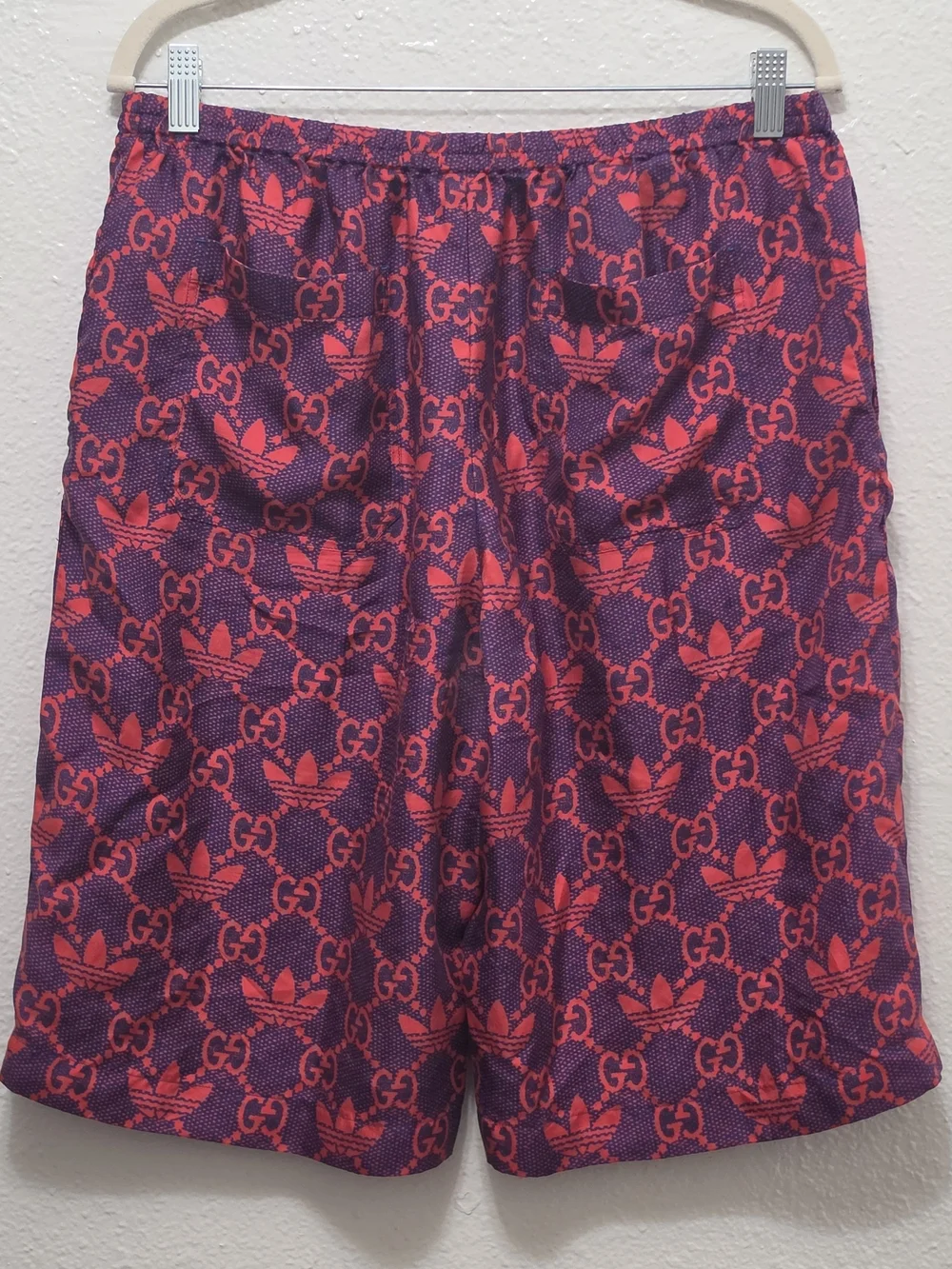 Gucci x Adidas Silk Shorts, M